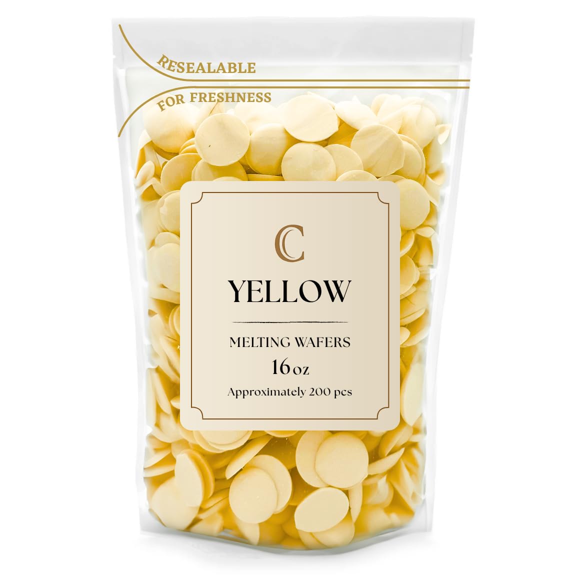 KIDU Yellow Chocolate Melting Wafers 16 Ounces Bulk