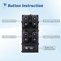 AiYiGu Power Window Control Switch Master Door