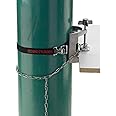 Troemner 974036 Bench Clamp with Secure Message and Safety Chain, Gas Cylinder Clam