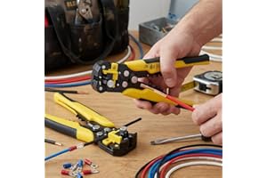 Wire Stripper Plier 24-10AWG Adjustable Cable Stripping Cutter Multifunctional Electrical Wire Stripping Tool Automatic Wire 