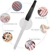 Yedtreg 4pk Metal Nail Files Sapphire Grit for Gel Acrylic Natural Nails view 6