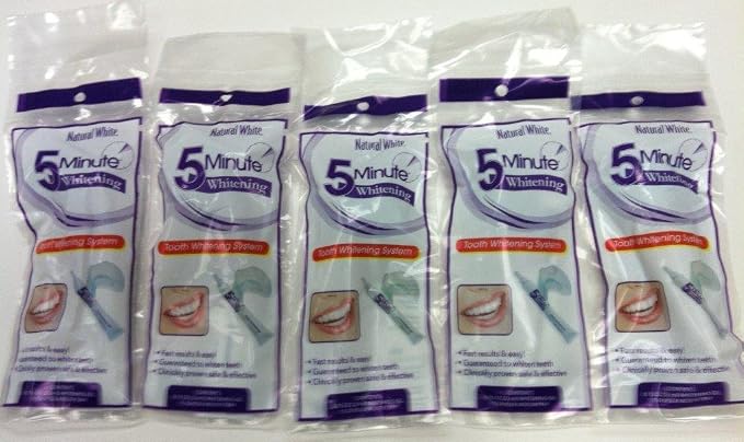 Amazon.com : Set of 5 Lornamead 5 Minute Tooth Whitening ...
