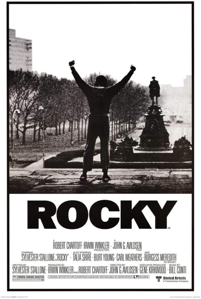 Picture Peddler Laminated Rocky Movie Poster His Whole Life was a Million to one Shot, 24x36