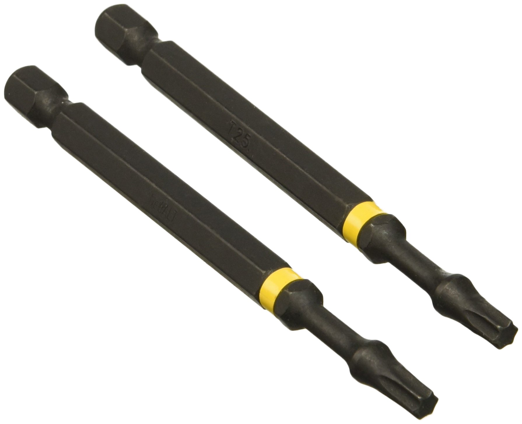 DeWalt DT70569T-QZ Torsion Bit Shock Proof T25, 85 mm, Set of 2 Pieces