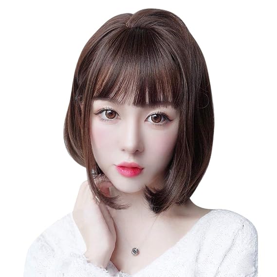 Amazon Mohoo ショートウイッグ 内巻きショートボブ 仕上がりボブ