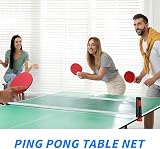 Flintronic Retractable Ping Pong Net 170 cm Portable Table Tennis Net view 3