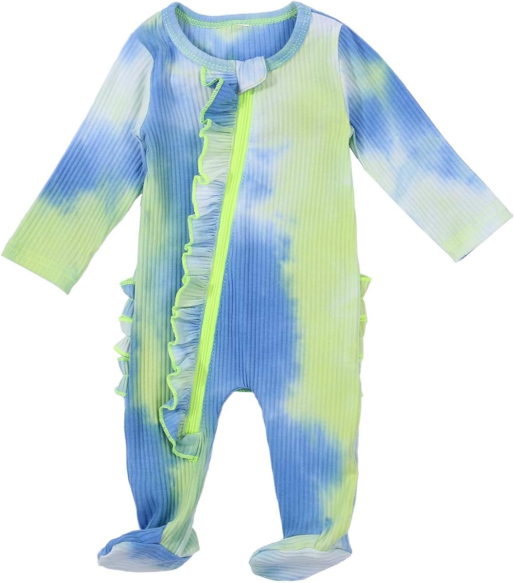 tie dye baby sleeper