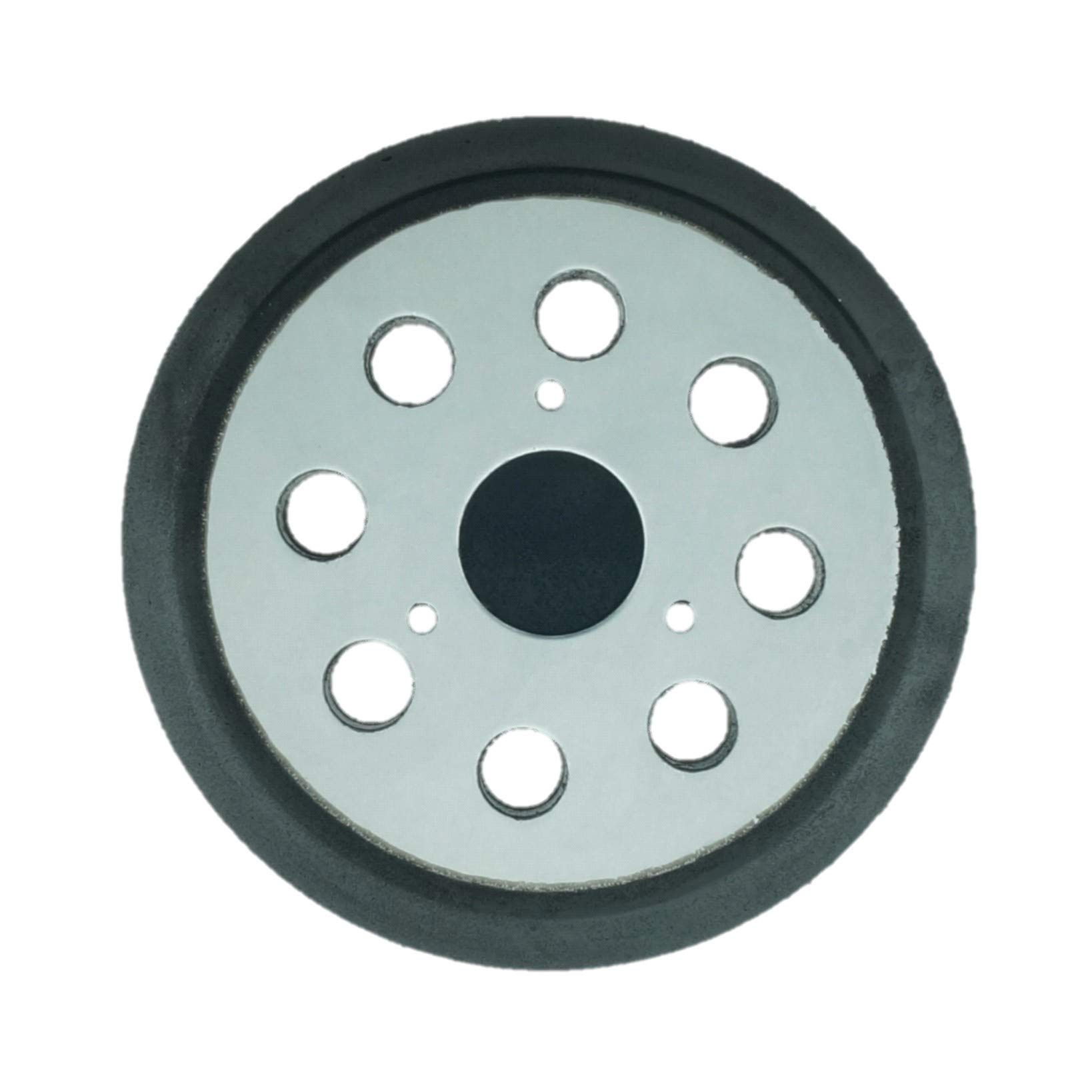 1 x SabreCut OSSCPD421MH 125mm Medium Hard 8 Hole Random Orbital Sander Hook & Loop Backing Pad Compatible with DeWalt DT3600 DW421 DW423 D26453 D26451