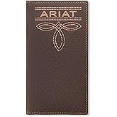ARIAT Men's Bug Stitch Rodeo Wallet with Embossed Patch