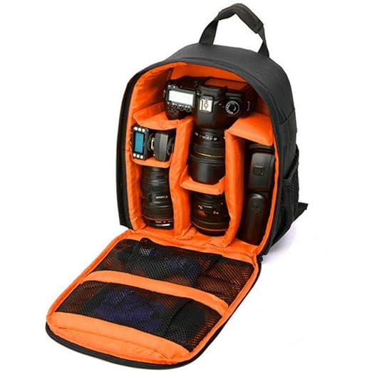 Volwco - Mochila para cámara réflex Digital (Resistente al Agua ...