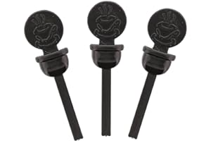 ROYAL StixToGo Beverage Plugs - Leak Prevention Coffee Accessory for Hot Drinks, Disposable Coffee Stoppers, Fits Standard Lids - Black, 2", Pack of 400