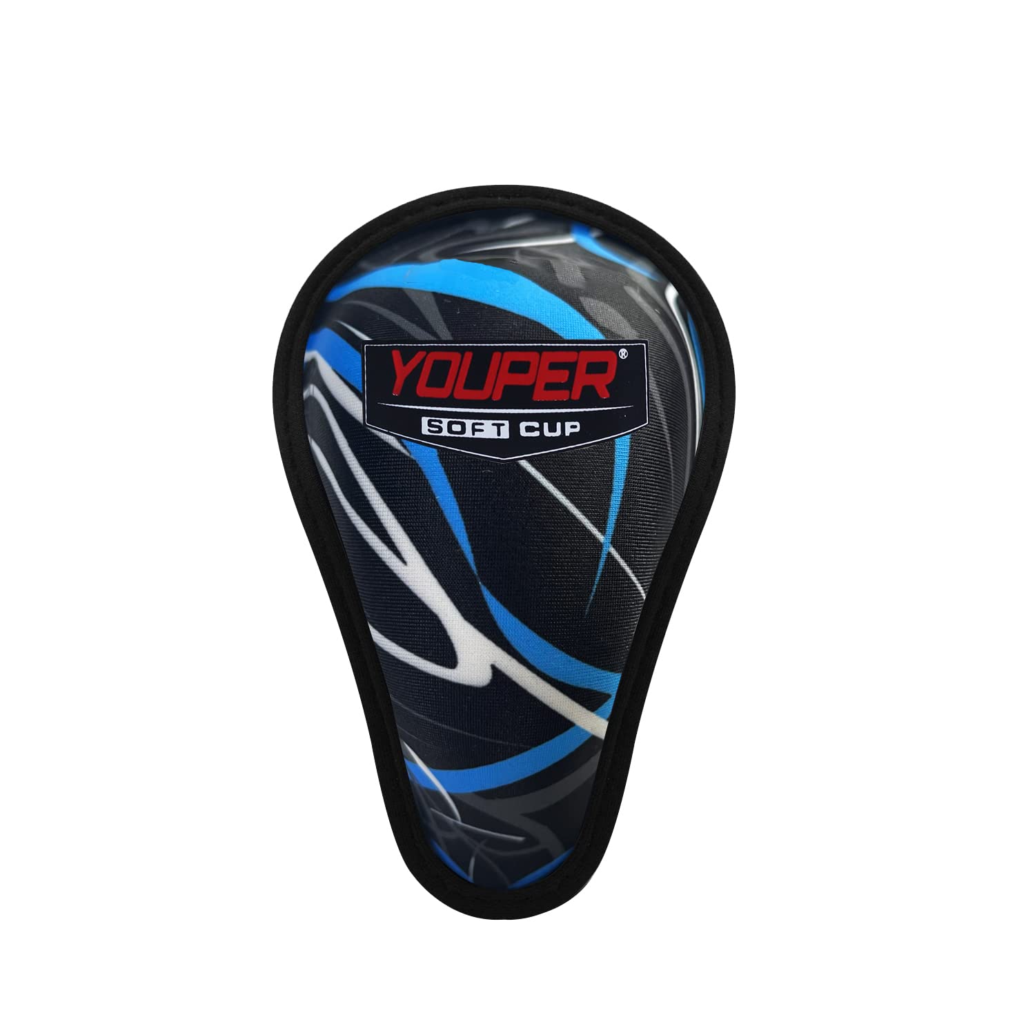 Photo 1 of Youper Boys Youth Soft Foam Protective Athletic Cup (Ages 7-12), Kid Athletic Cup for Baseball, Football, Lacrosse, Hockey, MMA (Black Blue)