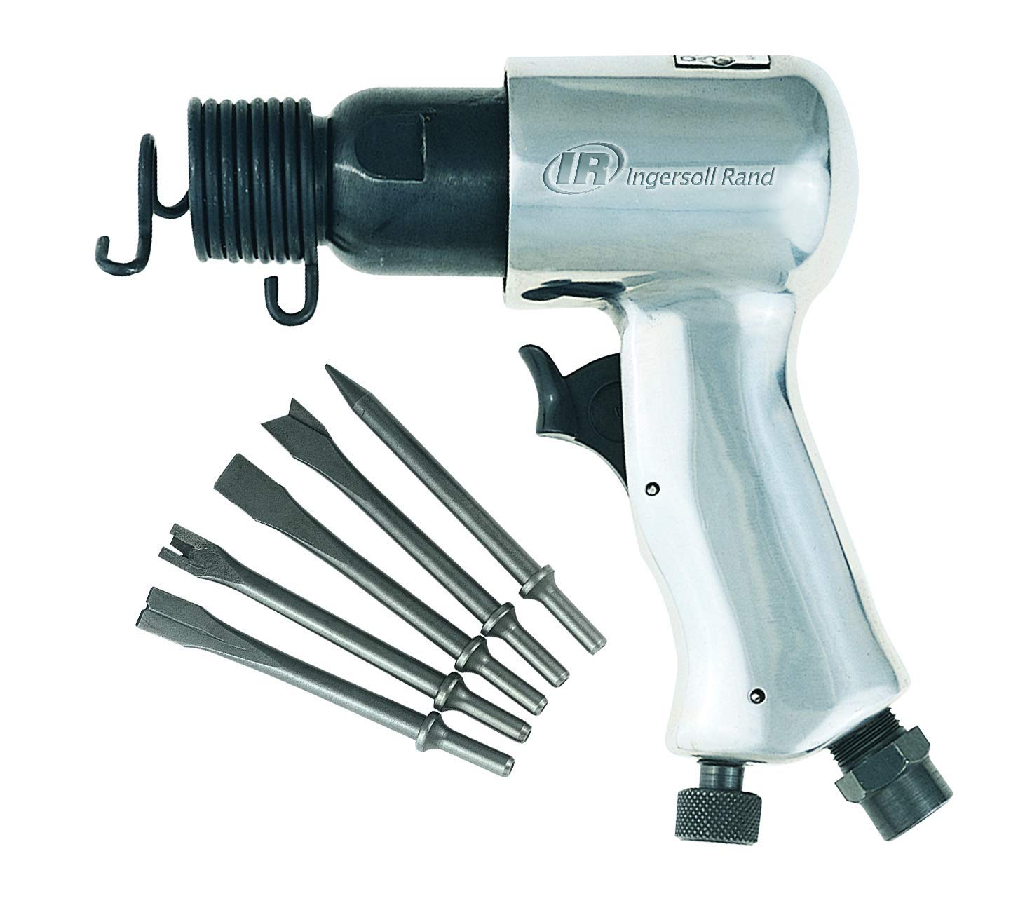 Ingersoll Rand Ingersoll-Rand 115 Standard Duty 5,000 Blows-Per-Minute Pneumatic Hammer, 115K - Tool plus 5 Piece Chisel Set