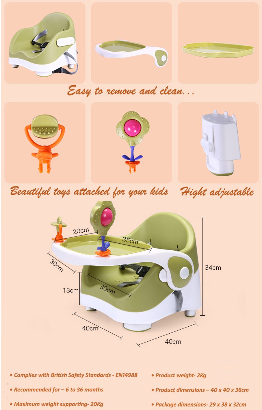 baybee booster chair