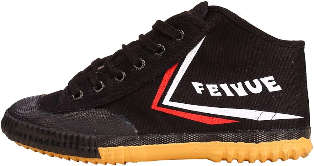 BUDO SAGA Black High Top Canvas Wushu Shoes