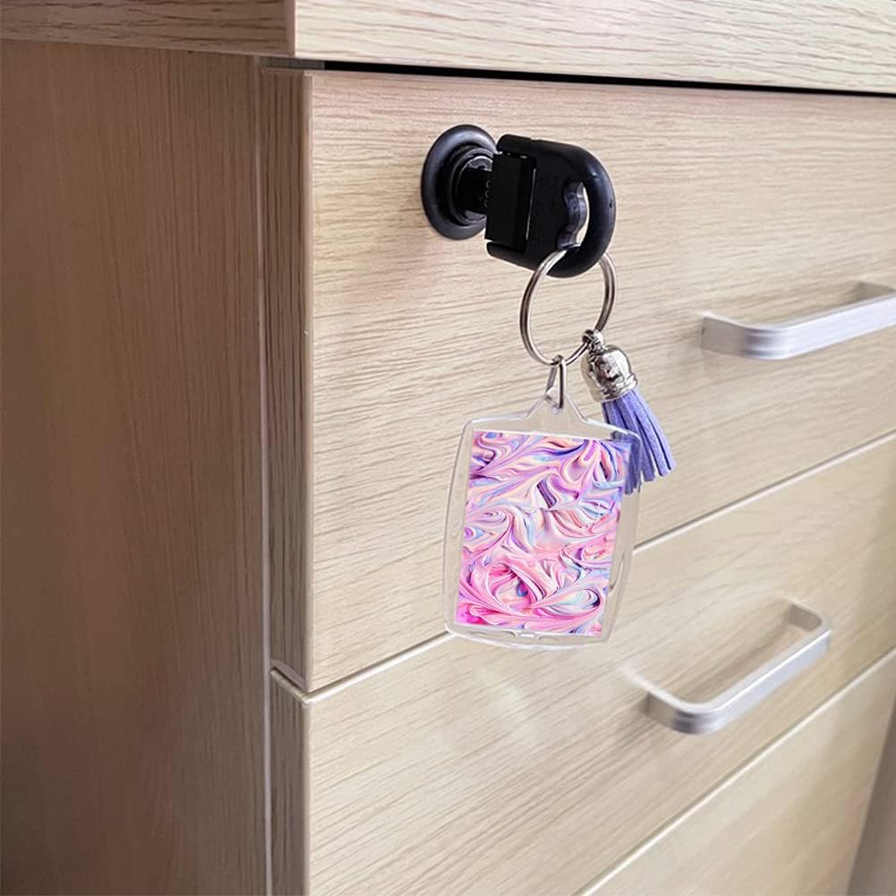 40 PCS Acrylic Photo Frame Keyrings, Photo Insert Keychains, Acrylic Clear Blank Keyrings, Picture Snap-in Keychains for Artwork, DIY, Gift, Family(1.3 x 1.8 Inch) at  Men’s Clothing store