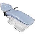 JMU 125PCS Dental Full Chair Cover, 29" x 80" Disposable Clear Plastic Sleeve Protector