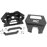 Rough Country Winch Mount for Polaris RZR PRO XP - Bolt-on Mounting Plate, Fits Most UTV Winches