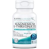 Magnesium L-Threonate Plant-Based 3 in 1 Powered by Magbrain&reg; Magnesium L-Threonate Plant-Based | Magnesium Bisglycinate &amp; Magnesium Malate | Up to 420 mg Elemental Magnesium | 60 Vegan Capsules.