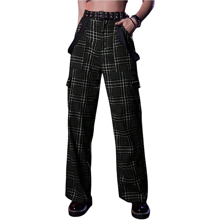 Smokey Joe’s Tartan Check Wide Slacks Smokey Joe's Tartan Check Wide Slacks Smokey Joe's Tartan Check