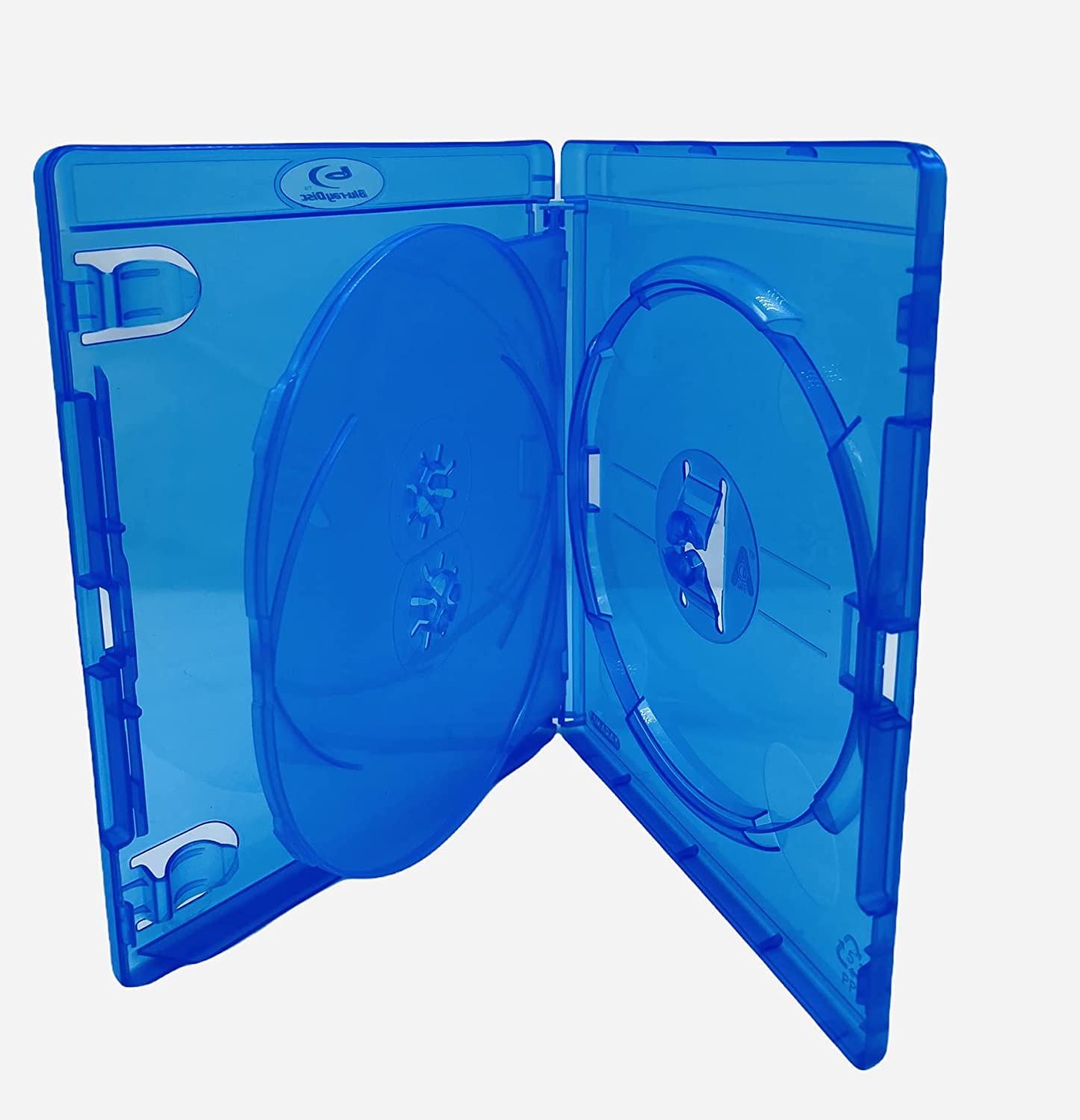 Amaray Genuine Blu-Ray Double Disc Storage Cases - 10 Pack (14mm Spine)