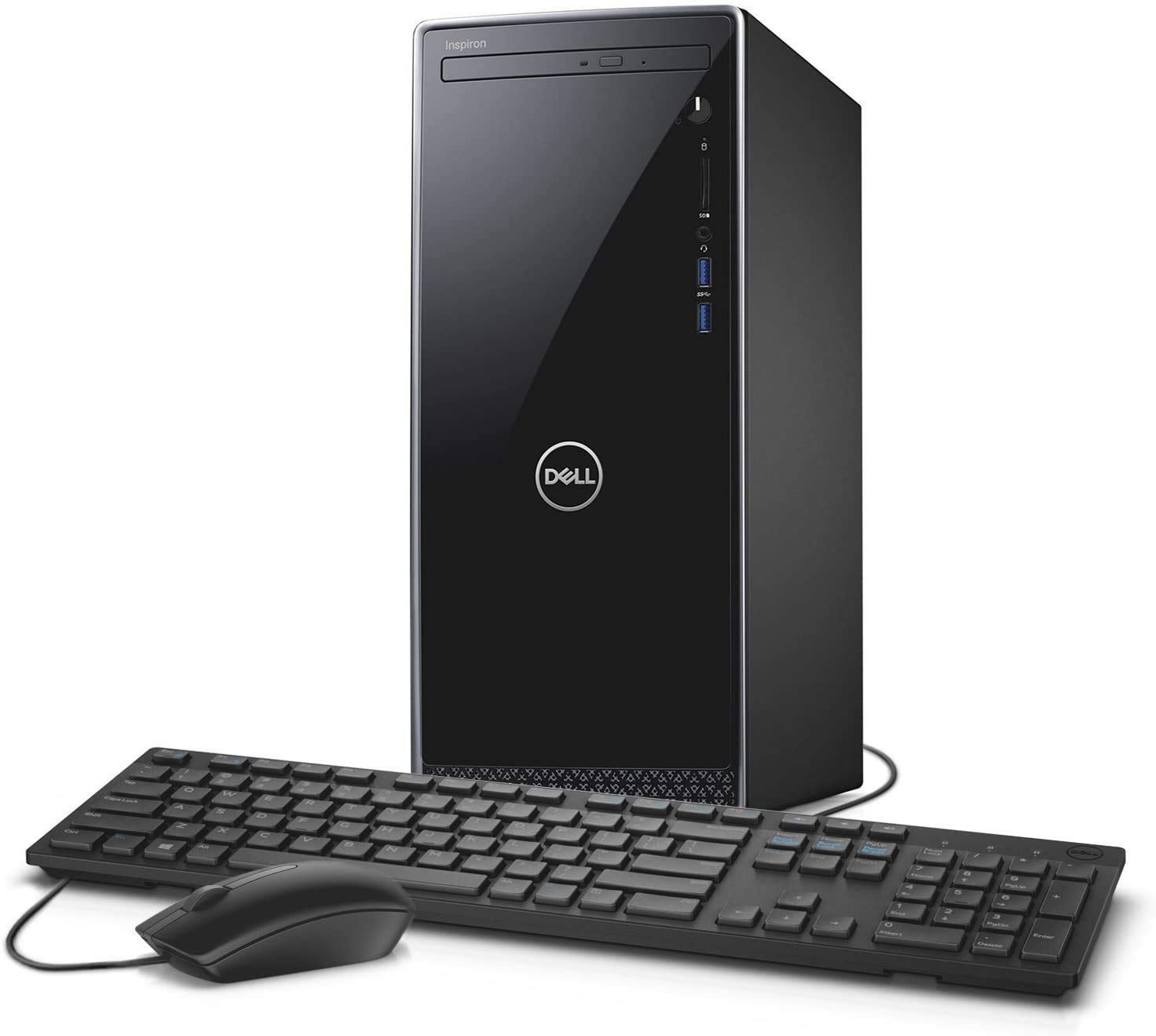 Dell Inspiron 3671 Desktop 9th Gen Intel Core i7 9700 12GB, DDR4 256GB SSD Intel UHD Graphics 630 Windows 10 Home 64bit English