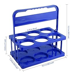 Bodaon 6 Cup Drink Carrier with Handle, Plastic Cup
