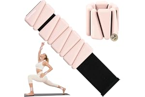 INDEPANDIA Wrist Ankle Weights for Women & Men, 2lbs/4lbs Adjustable Weighted Bangles to Boost Calorie Burn & Strength, Arm & Leg Weights for Pilates, Yoga, Walking, Barre, Gym & Home Workout