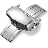 iStrap Stainless Steel Deployment Clasp Buckle Fasten Gold Black Silver Rose Gold Watchband Clasp 16mm 18mm 20mm 22mm