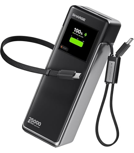 Custodia Rigida Da Viaggio Per Power Bank Shargeek 170 | EVA Resistente, Contiene Cavi, Adatta Per Sharge E Altri Power Bank, Nero