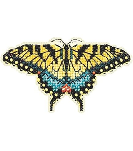 Monarch Butterfly ~ Mill Hill 2012 Spring Bouquet Beaded Counted
