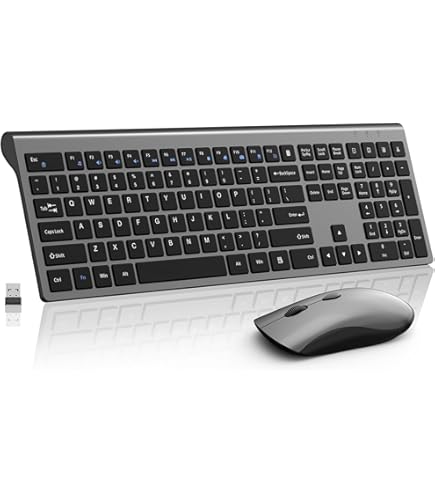 Amazon.com: Wireless Keyboard and Mouse Ultra Slim Combo, TopMate