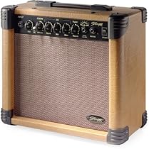 Stagg 15 AA DR USA 15-Watt Acoustic Guitar Amplifier with Digital Reverb

