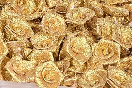 Daedal Crafters- DC238 Gold Roses (Pack of 50 pcs)