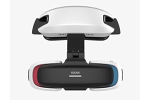 GOOVIS Art HMD Your Favorite Extended 3D Viewer for Multi-Tasking with Widest IPD Adjustment Ultra-Wide Open View Design|Sharp Edge,No Glare|Streaming|Gaming|Smartphone|FPV|Photography|Tablet (White)