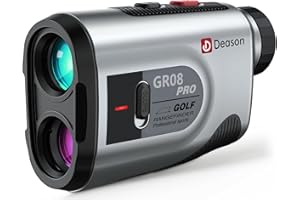 Deason Golf Rangefinder with Slope, 1300 Yards Golf Laser Rangefinder, 7X Magnification Rangefinders Golf, Rechargeable Range Finders Golfing with Flag Lock Vibration, Golf Range Finders for Hunting