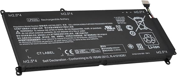 CQCQ LP03XL Compatible Battery Replacement for Hp Envy 14-J 15T-AE 15-AE000 M6-P Series LP03048XL HSTNN-DB6X HSTNN-DB7C HSTNN-UB6R [11.4V 48Wh]