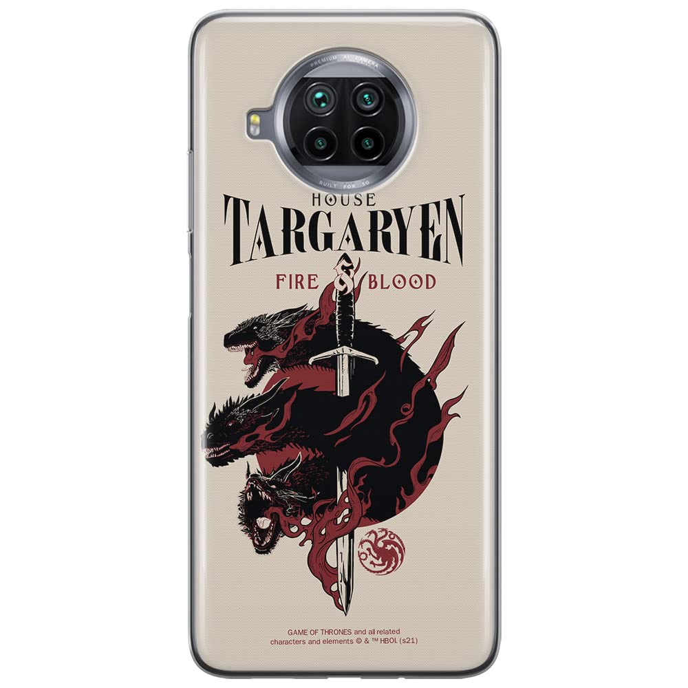 ERT GROUP mobile phone case for Xiaomi REDMI NOTE 9T original and officially Licensed Game of Thrones pattern 006 optimally adapted to the shape of the mobile phone, case made of TPU