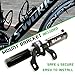 BLANST Mini Bike Pump - Bicycle Accessories Tire Repair Kit - 130 PSI Presta and Schrader Valve Compatible - for Road & Mountain Bicycle with Levers and Gluless Patches