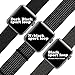 QIENGO For Apple Watch Band 42MM, Nylon Sport Loop with Hook and Loop Fastener Adjustable Closure Wrist Strap Replacment Band for iWatch Series 1/2/3, 42mm, Black ( Pinkish Weave Color in )