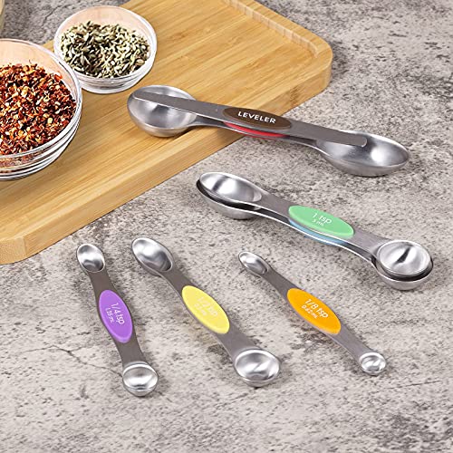 Measuring Spoons, Kmeivol 7Pack Stainless Steel Double Sided