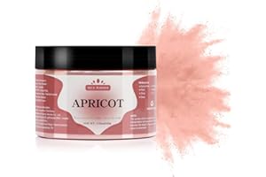 Yipoyilo Mica Powder - 100g Mica Powder for Epoxy Resin - Metallic Color Pigment for Resin, Soap, Bath Bombs, Eye Shadow, Nails, DIY Crafting Projects etc. (Apricot)