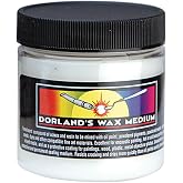 Jacquard Dorlands Wax - 4 Ounce - Versatile Pure Wax and Damar Resin - Protective Topcoat for Sealing and Finishing