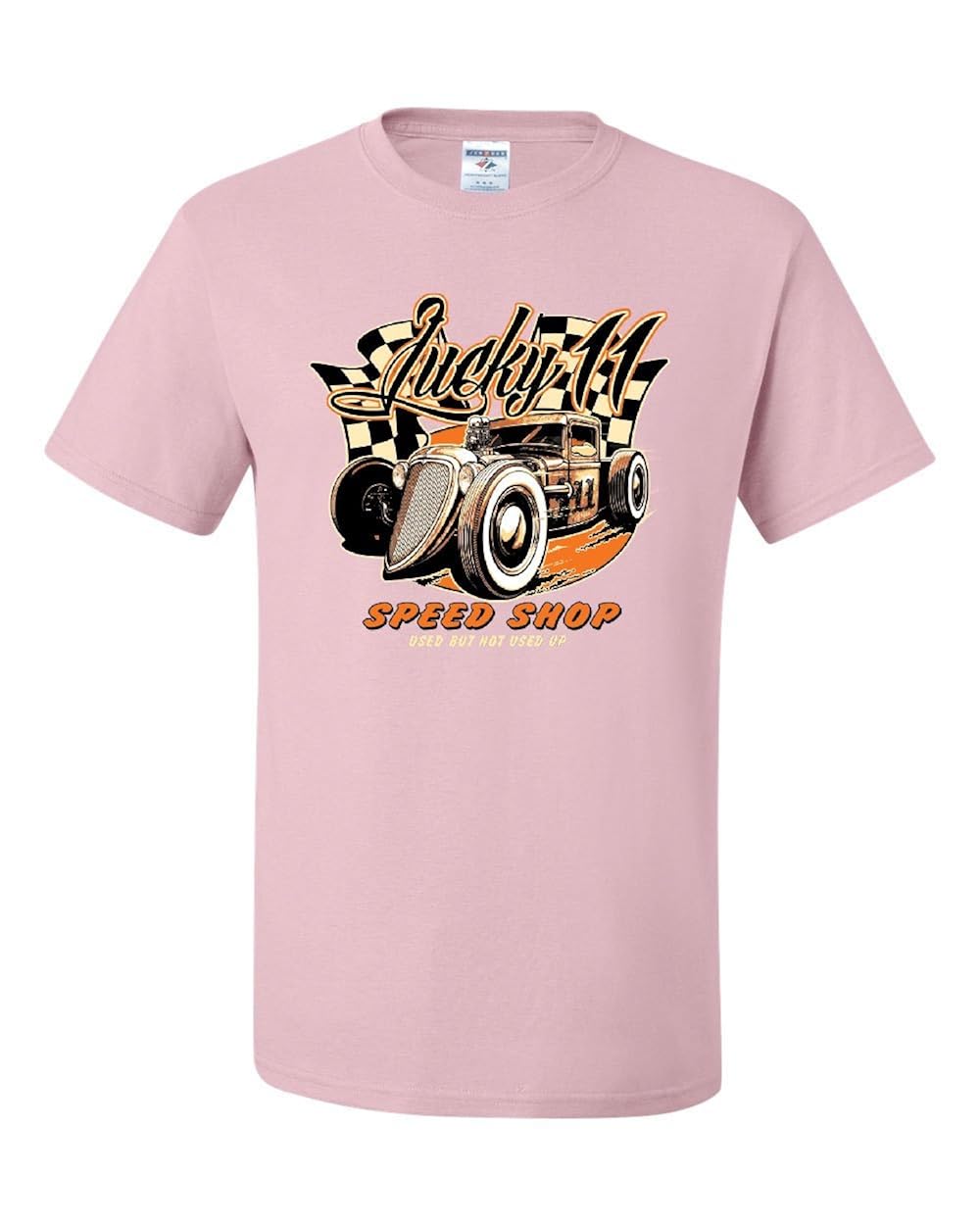 Lucky 11 Speed Shop T Shirt American Classic Hot Rod Vintage Car T 6927
