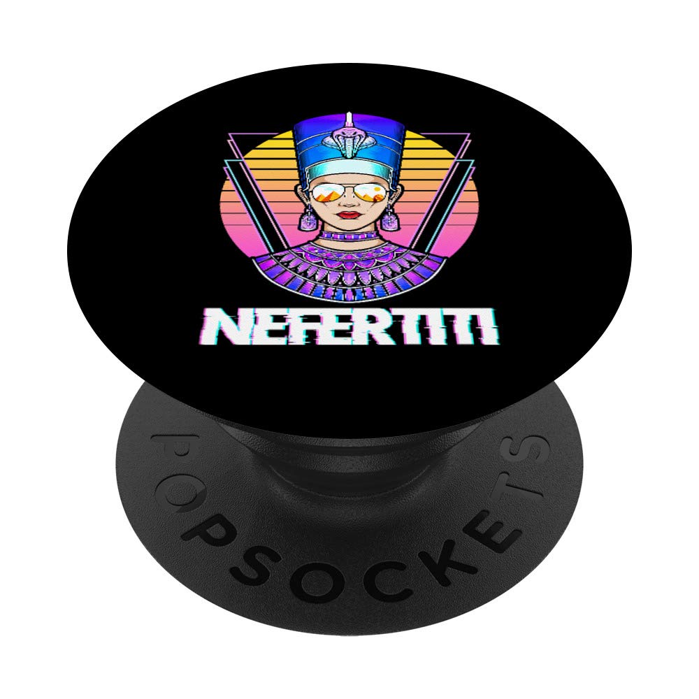 Nefertiti Ancient Egyptian Mythology Egypt God Retro Vintage PopSockets Swappable PopGrip