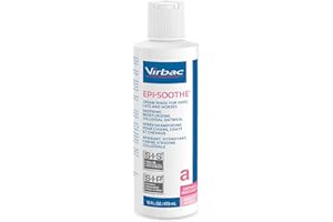 Virbac Epi-Soothe Cream Rinse Pet Conditioner For Dogs, Cats & Horses (16 oz) - For Dry or Sensitive Skin