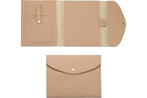 PATIKIL Planner Cover, Leather Notebook Cover for Business Cards Documents Notebook with Pen Holder Phone Pocket Card Slot Se