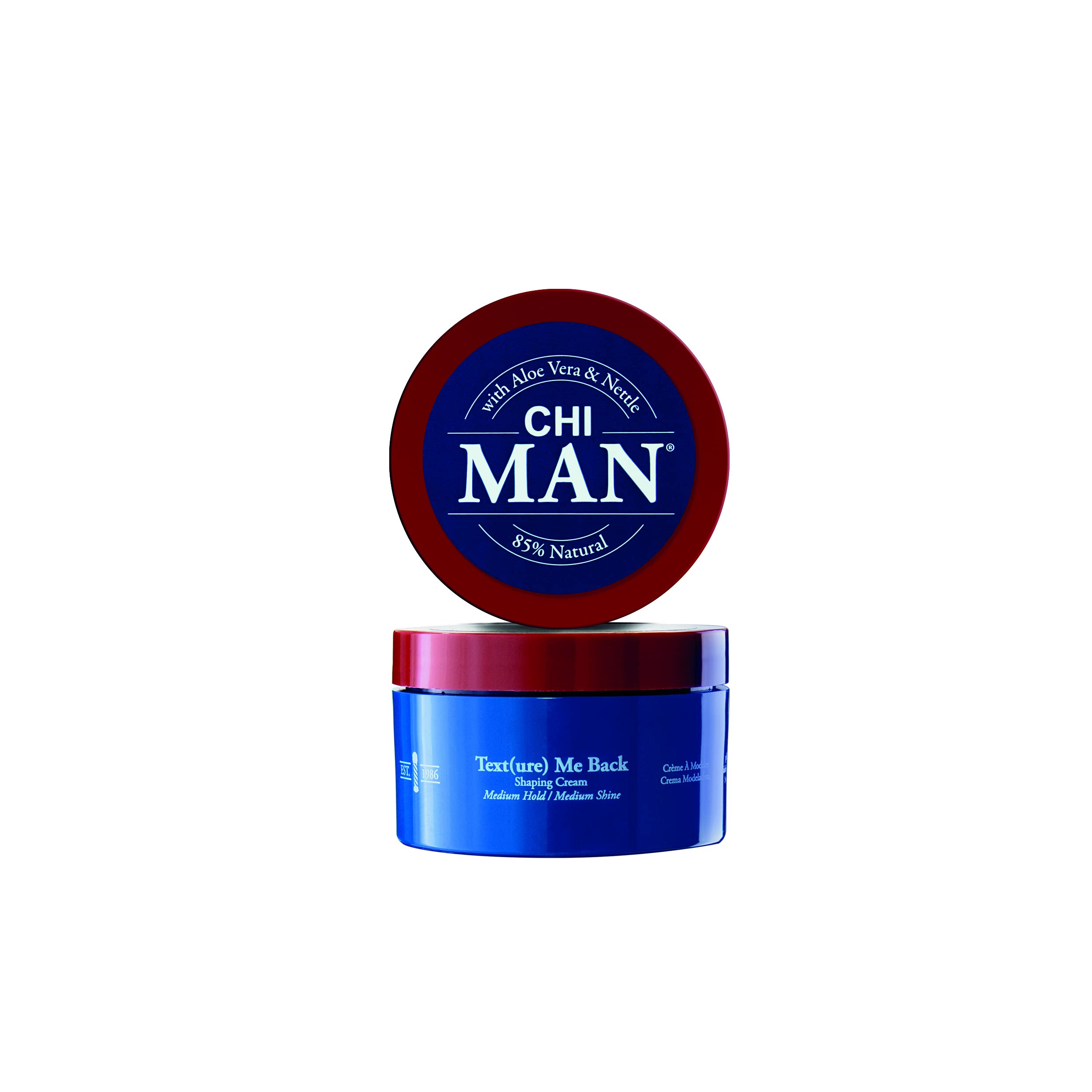CHI Man Text(ure) Me Back Shaping Cream, 84g Blue/Red