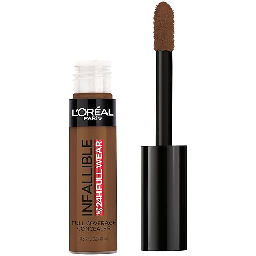 L'Oreal Paris Makeup Infallible Full Wear Waterproof Matte Concealer, Full Coverage, Truffle, 0.33 fl. oz.