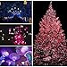 ZCOONE LED Fairy String Lights 16 Colors 100 LED 33 Ft USB Powered Warm White String Lights Multi Color Changing Waterproof Portable Twinkle Firefly Lights Remote Timer for Bedroom Garden Bar
